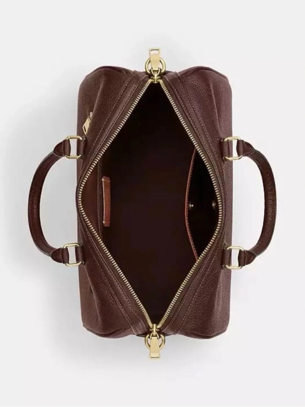 NWT Coach Rowan Large Satchel Bag in Maple CES11